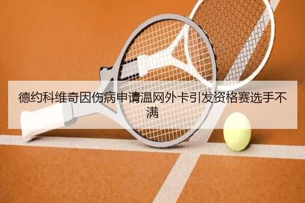 德约科维奇因伤病申请温网外卡引发资格赛选手不满